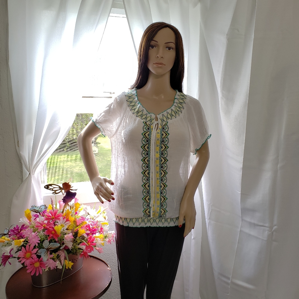 AGB Peasant Type Top - Size XL